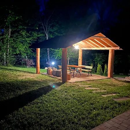 Domek W Lesie Sauna I Goraca Balia Wellness&Spa Grybow Exterior foto