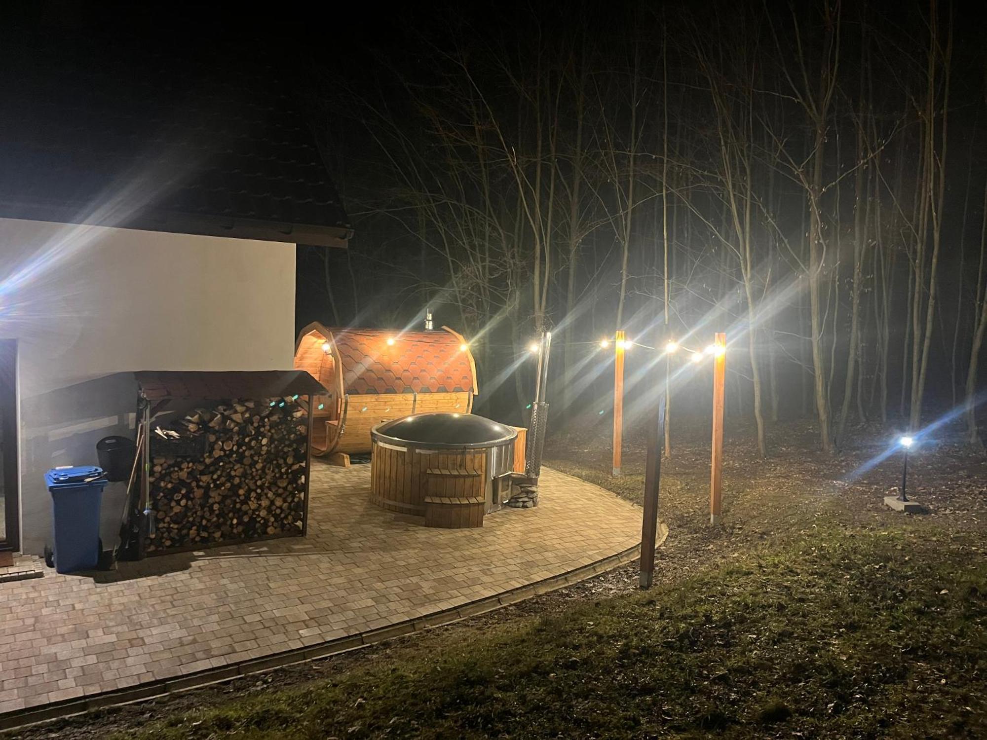 Chalet W Lesie Sauna I Goraca Balia Wellness&spa Grybow